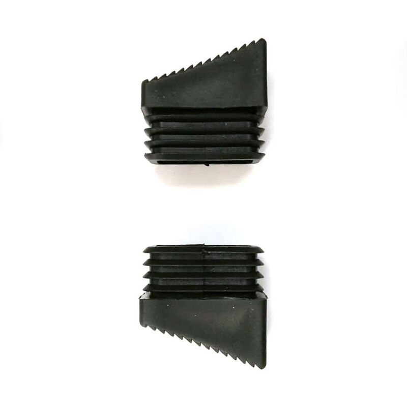 foto del prodotto punte antiscivolo scala tabletta polietilene nero 50x20mm pack di 2