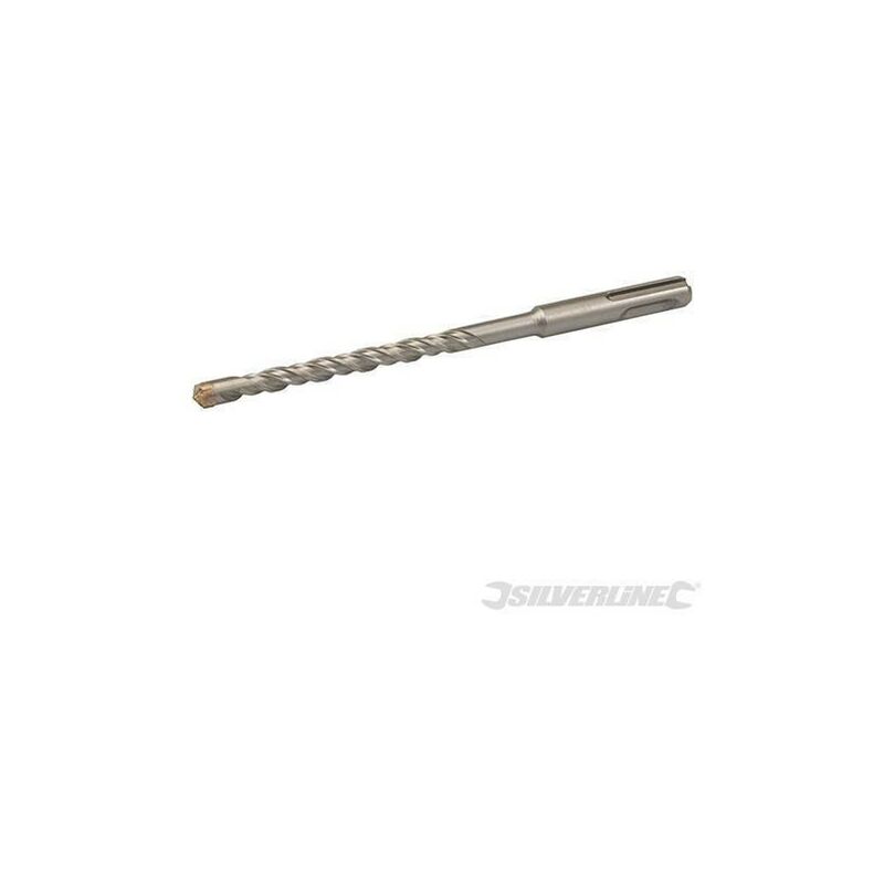 foto del prodotto punte da trapano per cemento e materiali muratura testa a croce sds plus silverline 7 x 160 mm