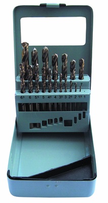 foto del prodotto punte hss cobalto 5 ass.to 19 pz. 1-10 excel