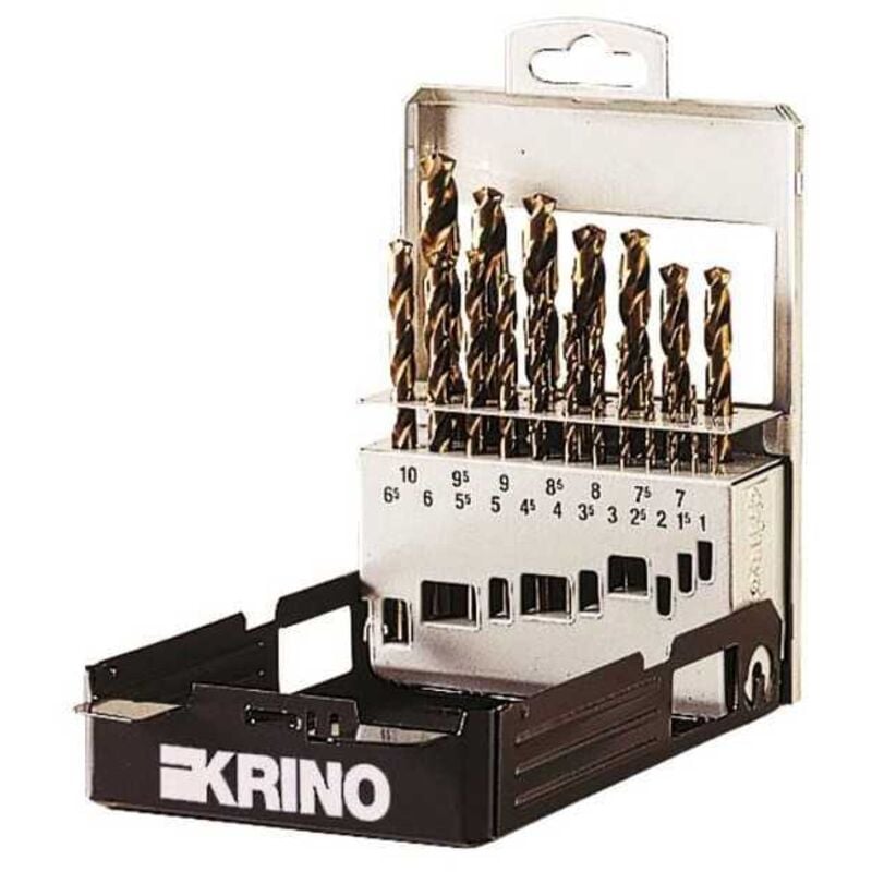 foto del prodotto punte hss cobalto 8 da 19 mm in confezione da 10 pezzi - krino