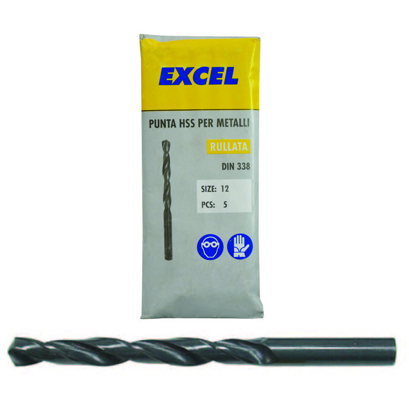 foto del prodotto punte hss rullate per ferro mm.5,25