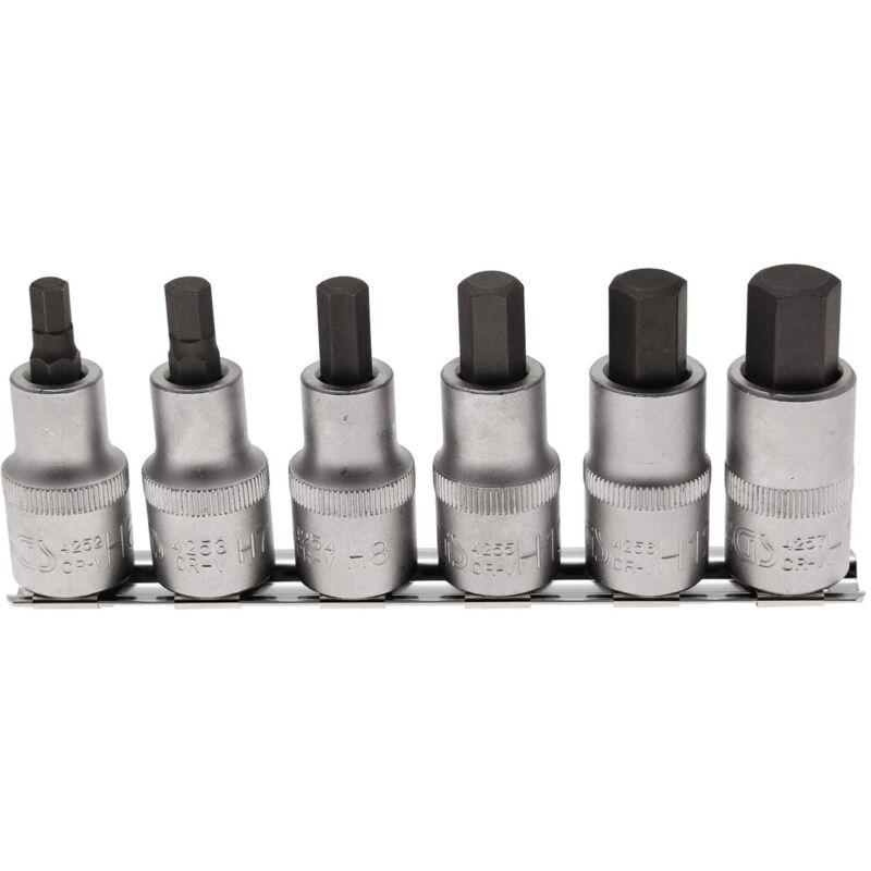 foto del prodotto punte maschio quadrate 1 2 esagono cromo vanadio bgs technic