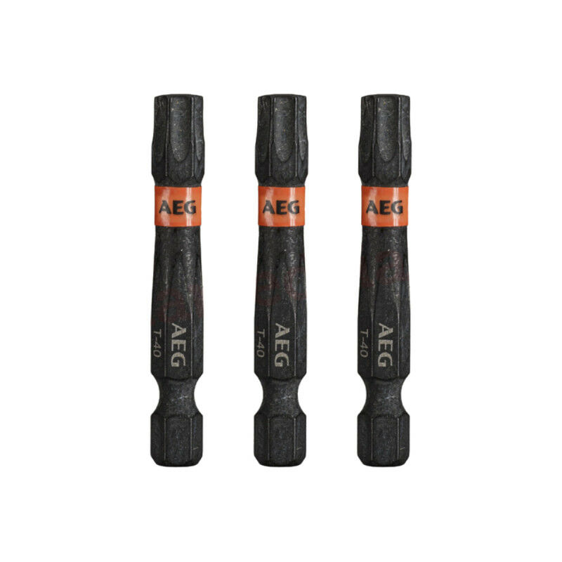 foto del prodotto punte per cacciavite aeg rinforzate con materiale balistico 50 mm 3 pezzi tx40