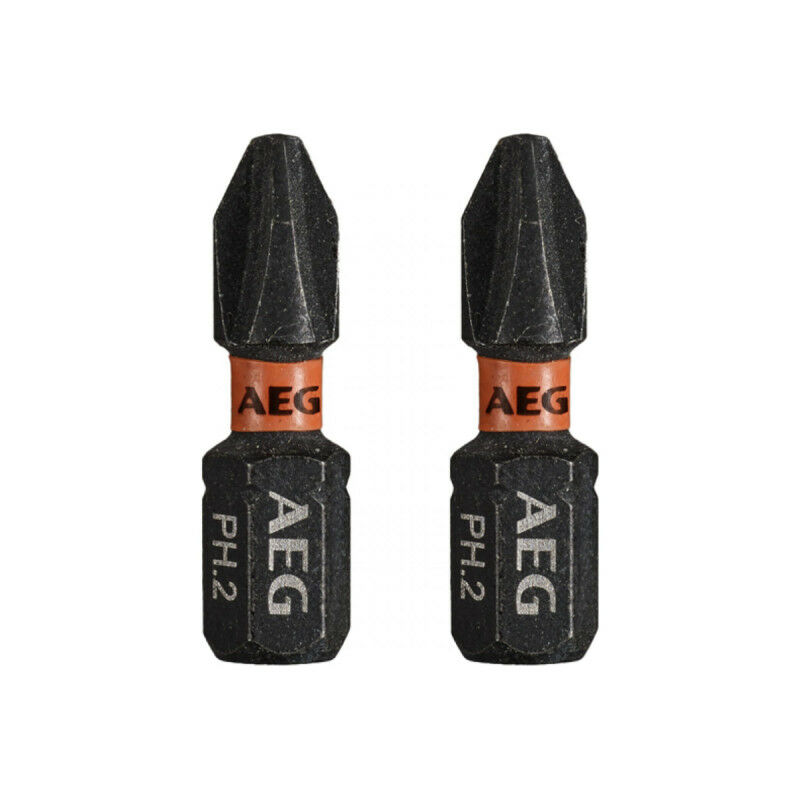 foto del prodotto punte per cacciaviti balistici aeg rinforzate 25 mm 2 pezzi ph2