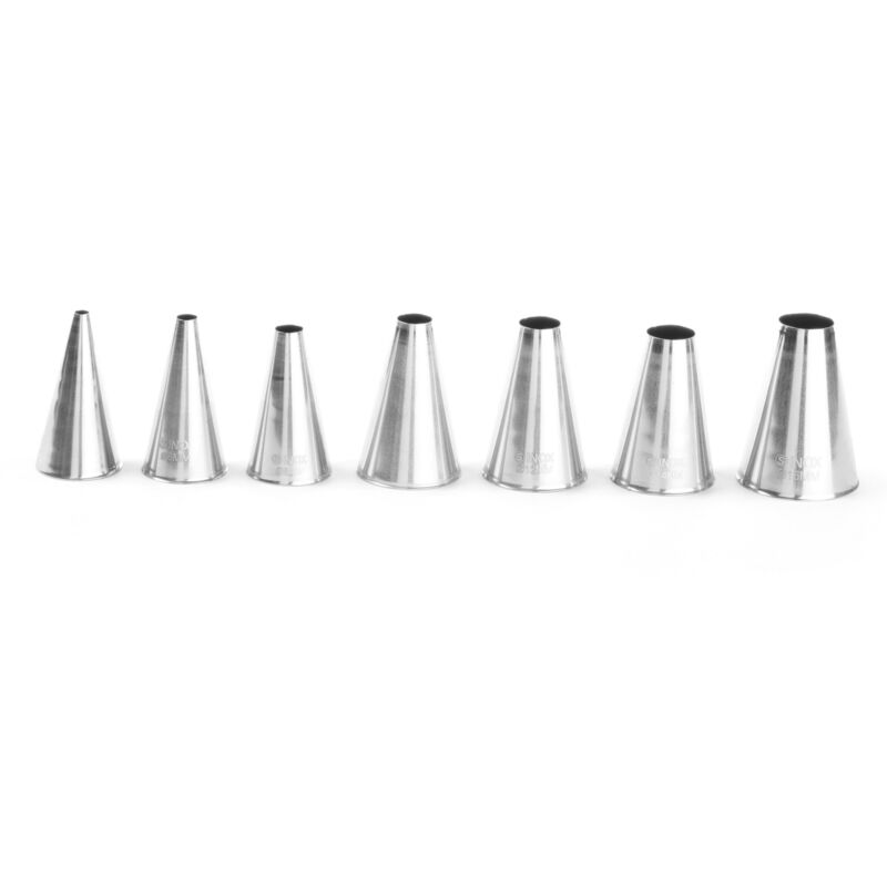 foto del prodotto punte per coni per sac poche per decorare, acciaio, 4 16mm, 7 pz. hendi 551615