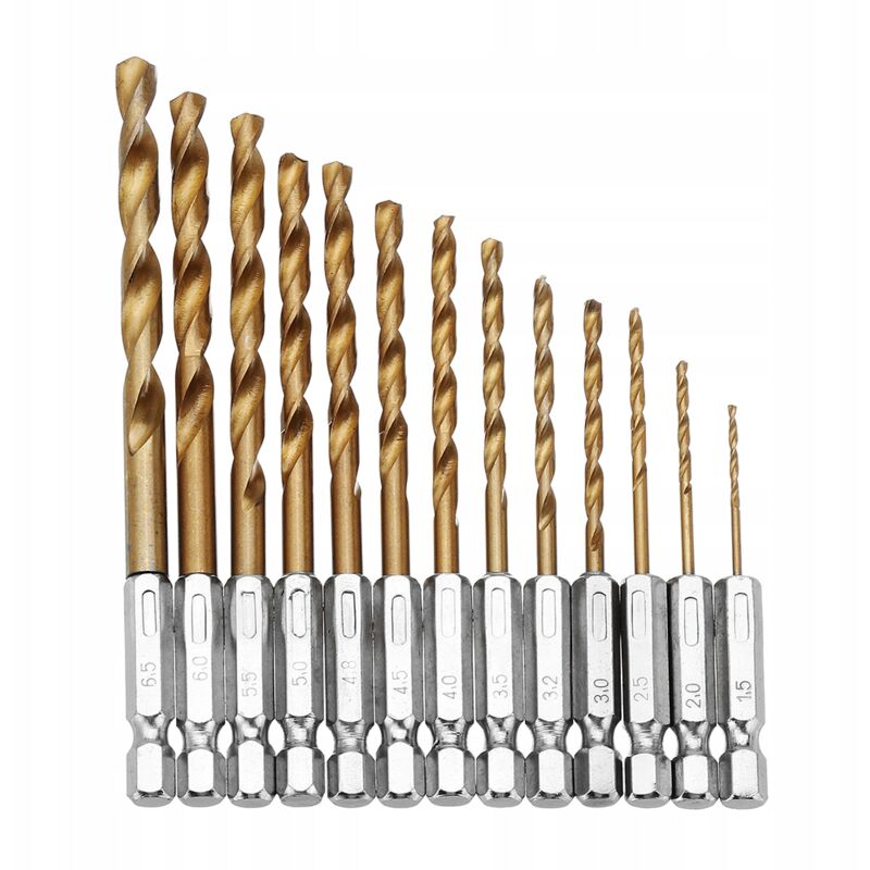 immagine 0 del prodotto punte per metallo 1 4 hss 1,5 6,5 mm 13 pz.