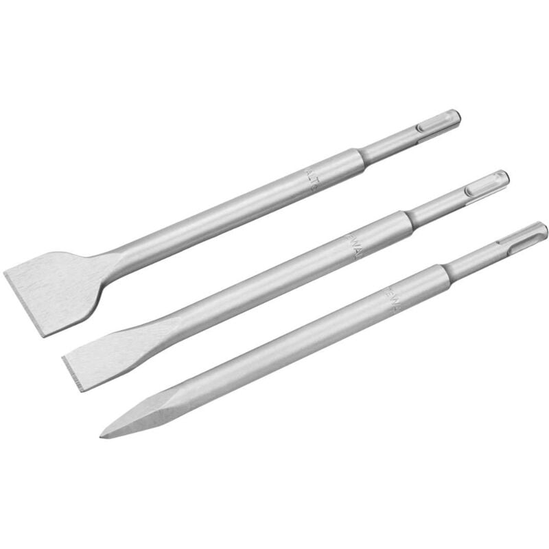 foto del prodotto punte sds plus hp con due taglienti e scalpello piatto a punta e spatola dt60330 qz dewalt