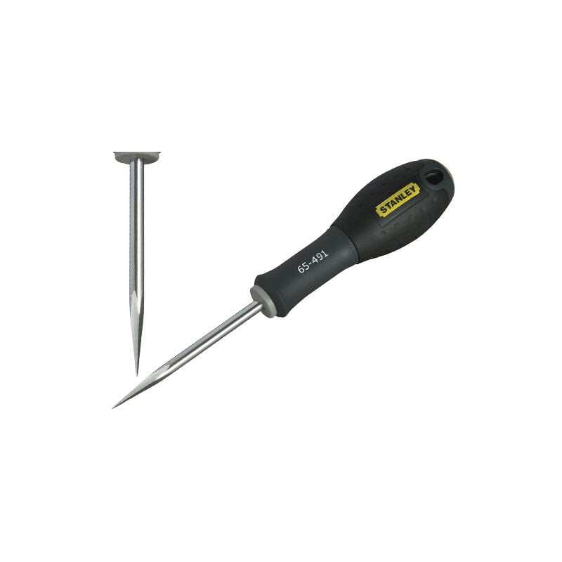 foto del prodotto punteruolo in acciaio cromato 5 x 75 mm stanley