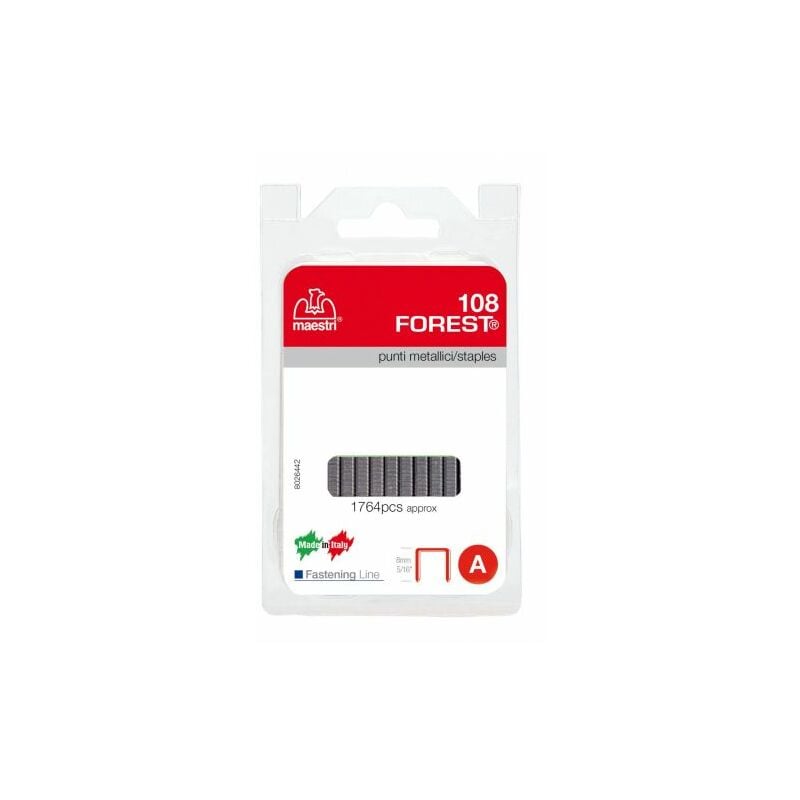 foto del prodotto punti e chiodi per fissatrici 108 mm.11,2x8 blister da pz.1.764