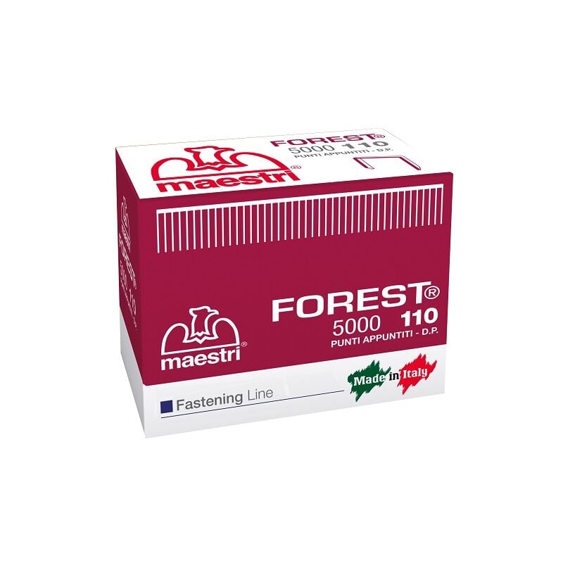 foto del prodotto punti metallici 110 forest per fissatrici manuali 5000 pezzi