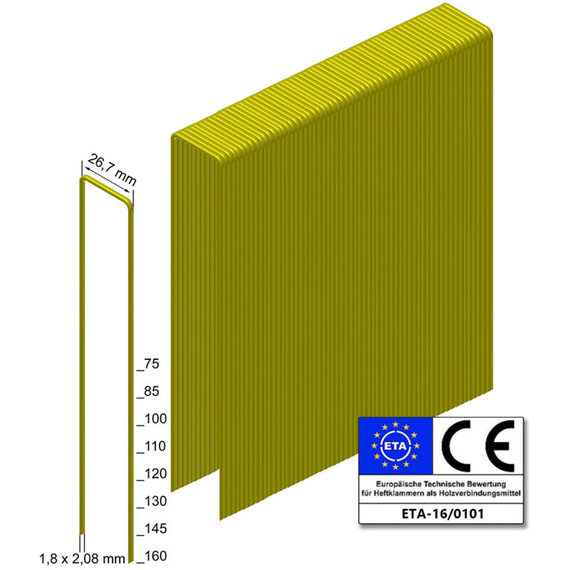 foto del prodotto punti metallici prebena wp130crfha eta inossidabile nuovo pu 1.450 pezzi