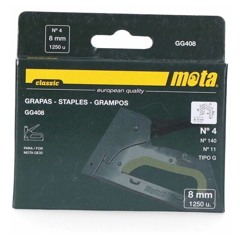 foto del prodotto punti mota n. 4 da 8 mm 1000 unit . spessore 1,2 mm gg408