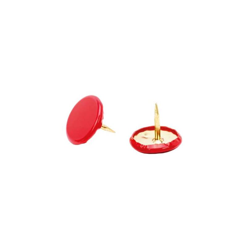 foto del prodotto puntine rivestite rosso
