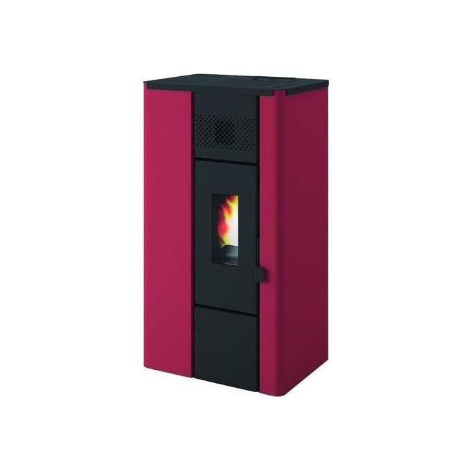 foto del prodotto punto fuoco eva calor noa stufa a pellet rossa