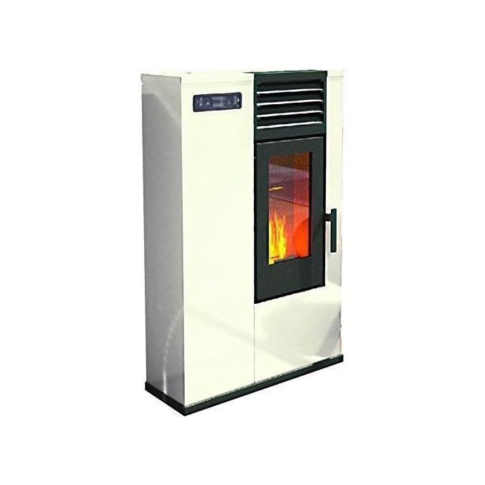 foto del prodotto punto fuoco stufa a pellet 7,5 kw susy avorio