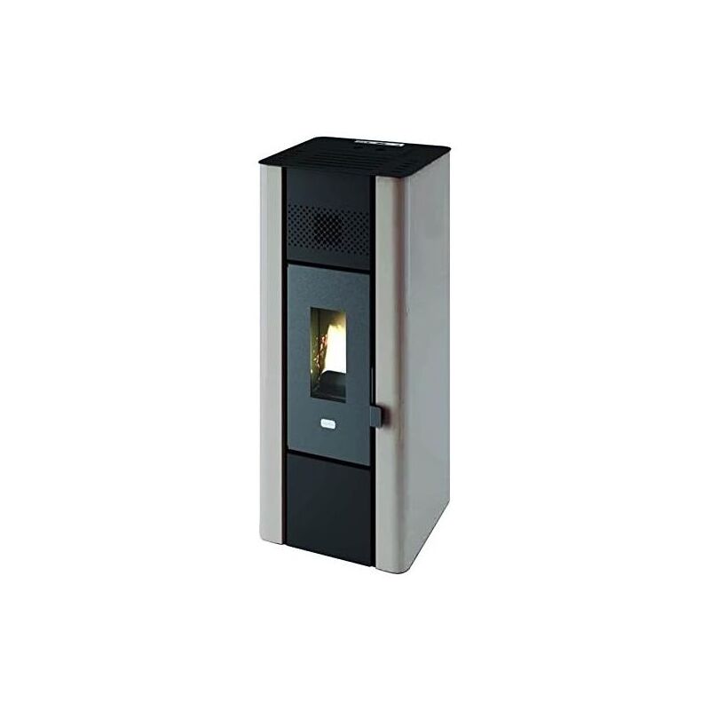 foto del prodotto punto fuoco stufa a pellet minni 6,3kw br bianco
