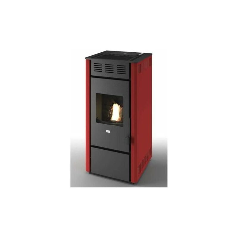 foto del prodotto punto fuoco stufe pellet martina 14 12kw br rosso