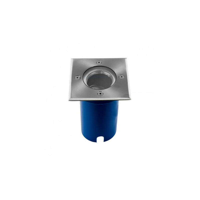 foto del prodotto punto led piano integrato orientabile 15 7w max35w gu10 gu5.3 acciaio inossidabile 316l impermeabile ip67 ik09 110mmx110mm 