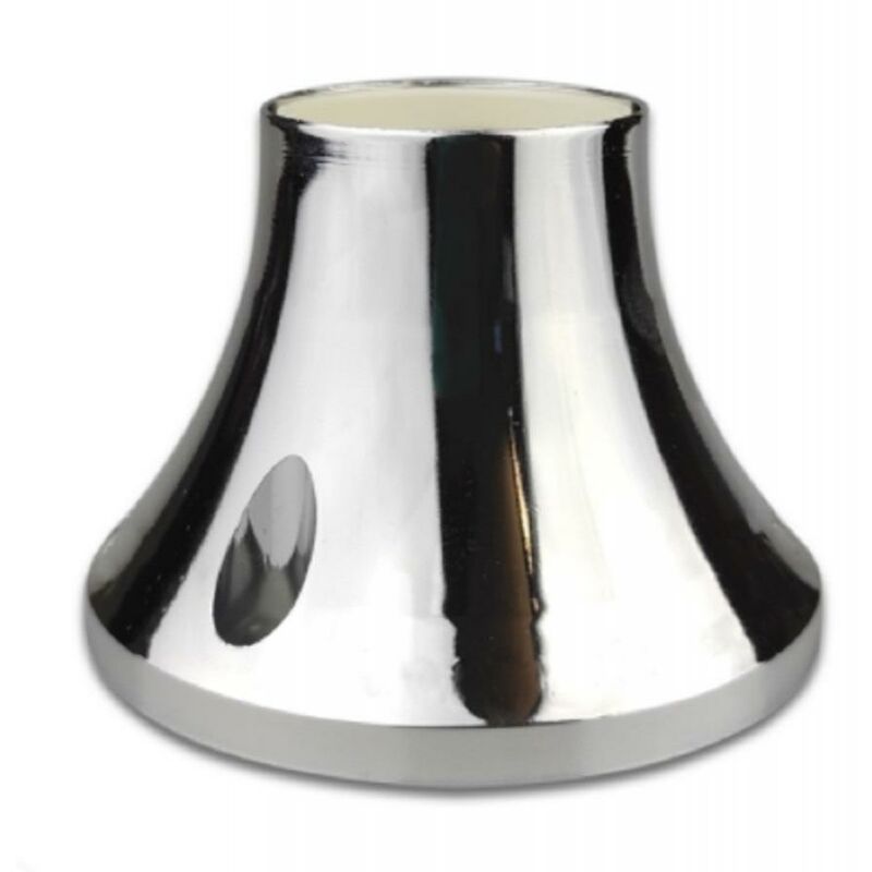 foto del prodotto puntoluce termoplastico e27 base diritta cromata 0080 cr fai
