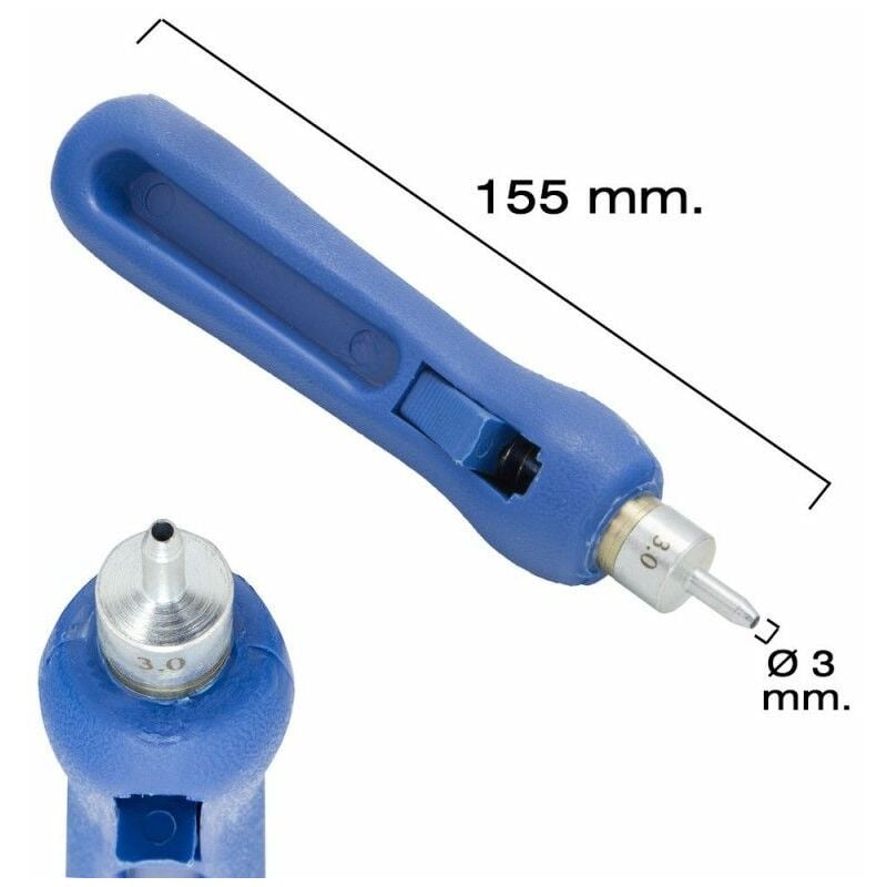 foto del prodotto punzone per tubi di irrigazione gocciolatori gocciolatori 3 mm.