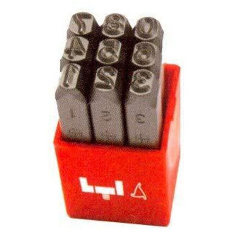 foto del prodotto punzoni acciaio numeri mm. 4 cf 1,0