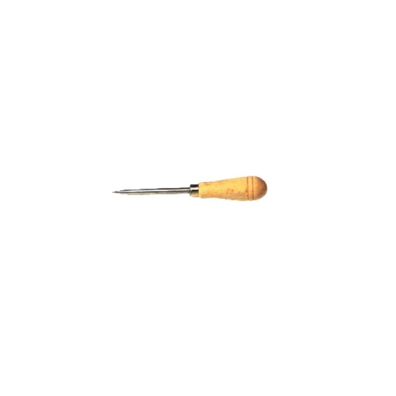 foto del prodotto punzoni con manico in legno senza occhi numero 0