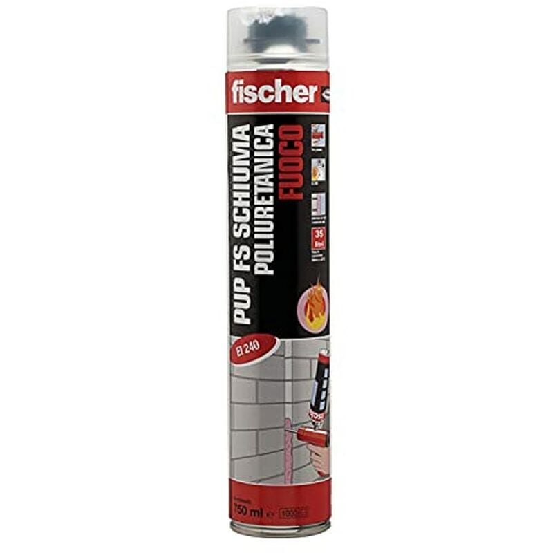 foto del prodotto pup fs schiuma poliuretanica resistente al fuoco per pistola, per applicazioni antifuoco, 542396 fischer