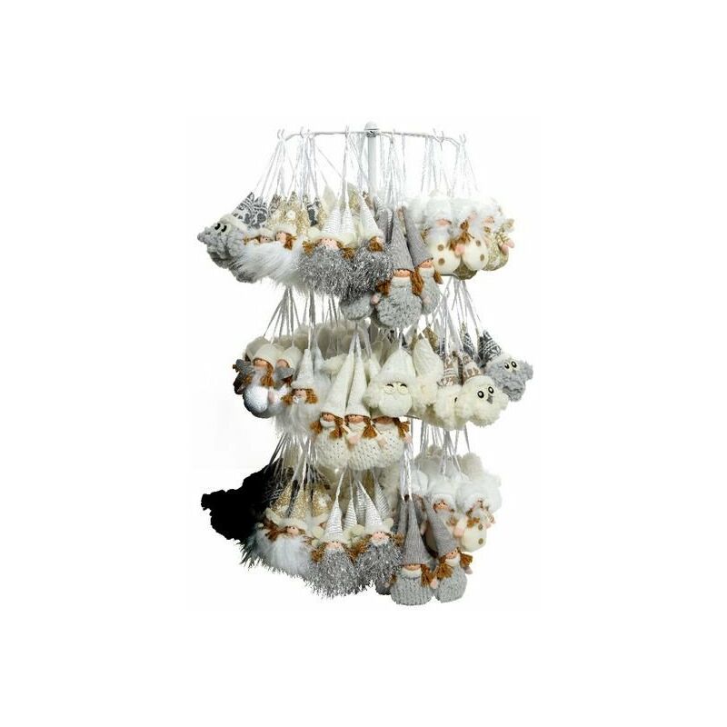 foto del prodotto pupazzi da appendere misti cream dim 9x4x14 cm pezzo singolo