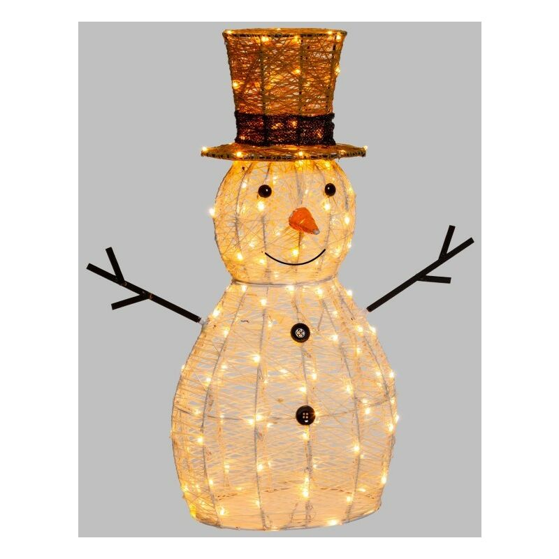 foto del prodotto pupazzo di neve led 3d h70cm 160 led serie