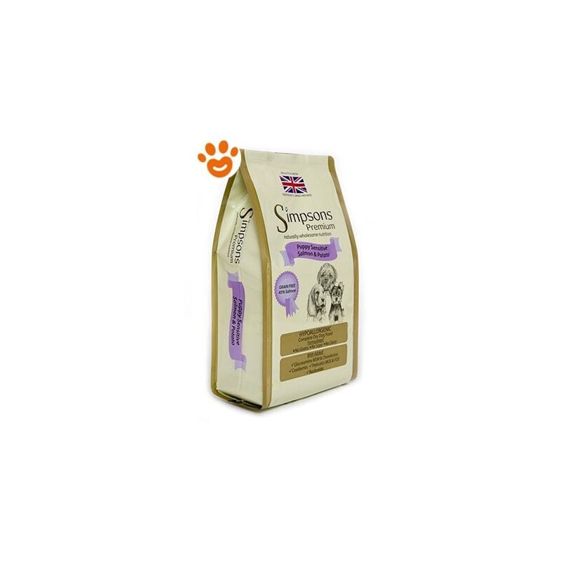 foto del prodotto puppy sensitive salmone e patate puppy sensitive salmone e patate - sacco da 12 kg - simpsons