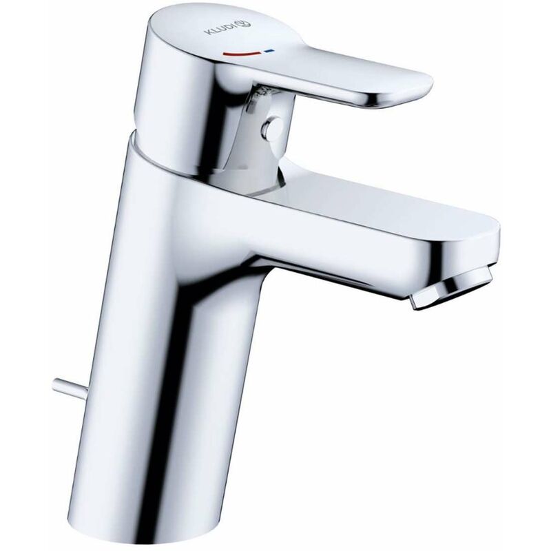 foto del prodotto pure easy miscelatore da lavabo, con sistema di scarico, ecoplus, cromo 372930565wr4 kludi