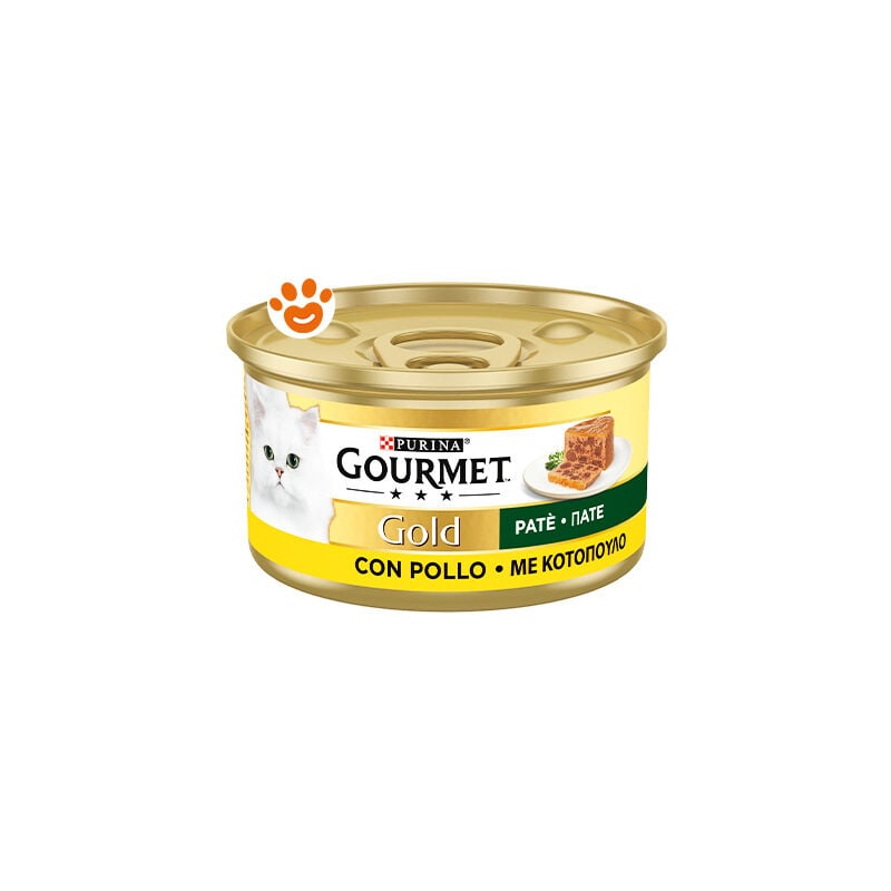foto del prodotto purina cat gourmet gold pat con pollo cat gourmet gold pat con pollo lattina da 85 gr