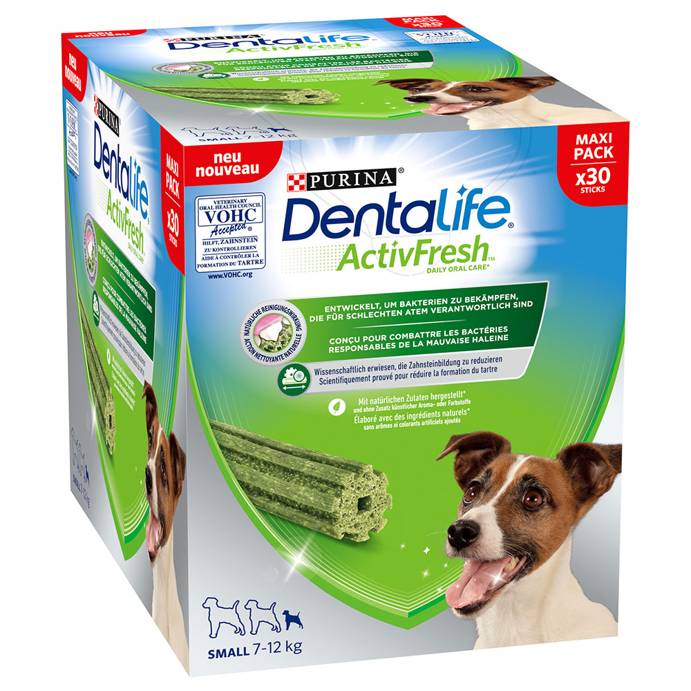 foto del prodotto purina dentalife active fresh snack per cani di taglia piccola 30 stick
