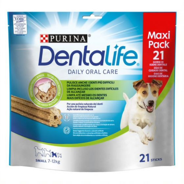 foto del prodotto purina dentalife snack cane igiene orale maxi pack small pack 21 stick 1 ordine scegli lo sconto bzr5 bzr20 200 punti fedelt 