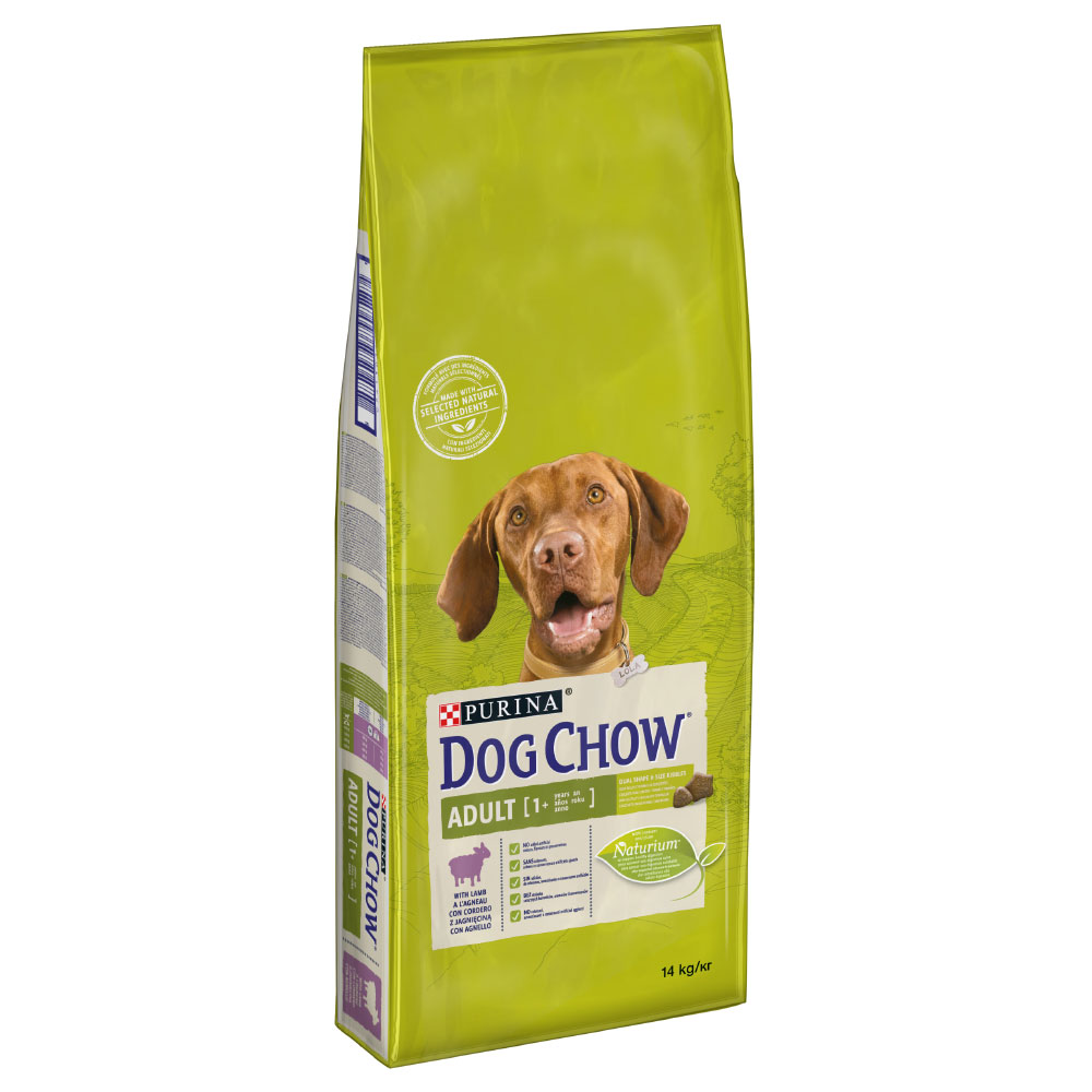 foto del prodotto purina dog chow adult agnello crocchette per cane 14 kg