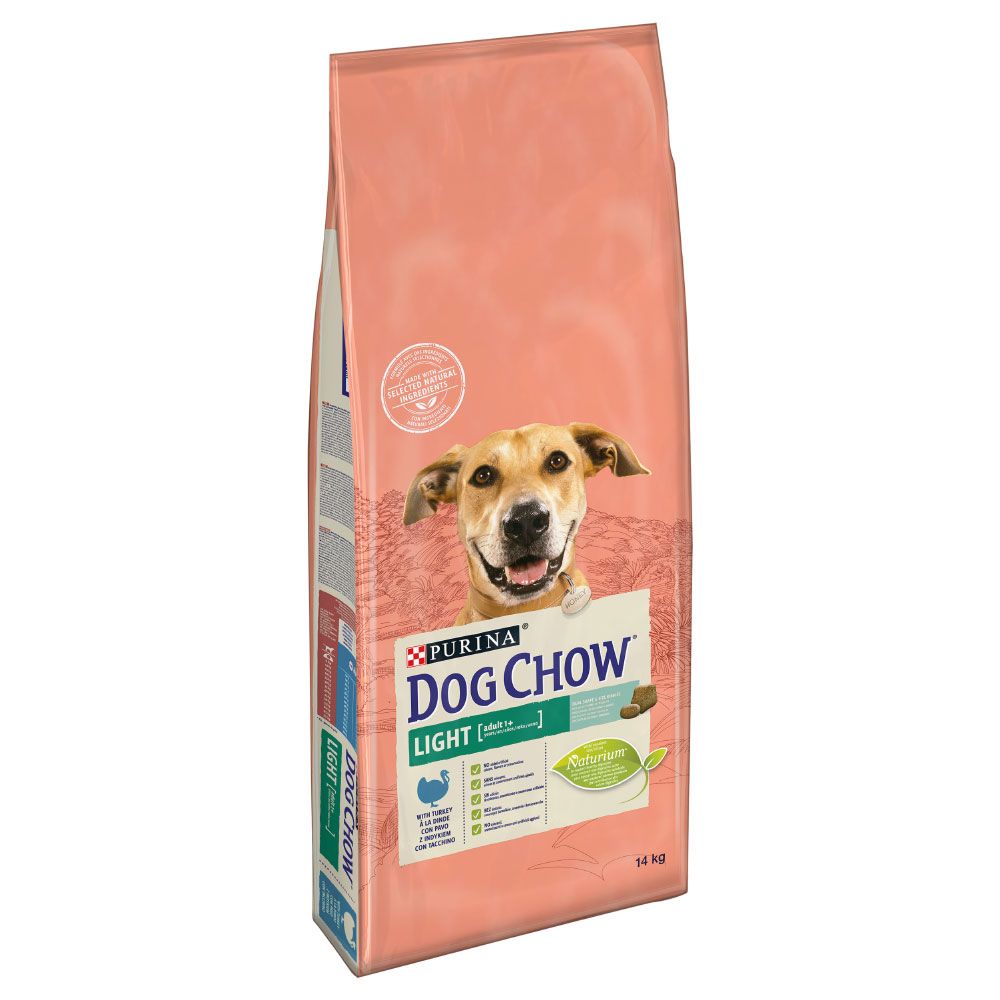 foto del prodotto purina dog chow adult light tacchino crocchette per cane 14 kg
