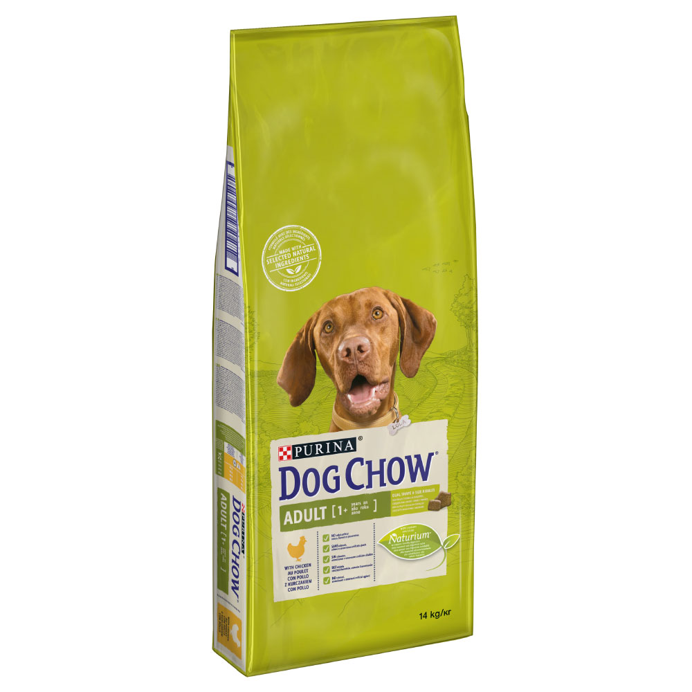 foto del prodotto purina dog chow adult pollo crocchette per cane 14 kg
