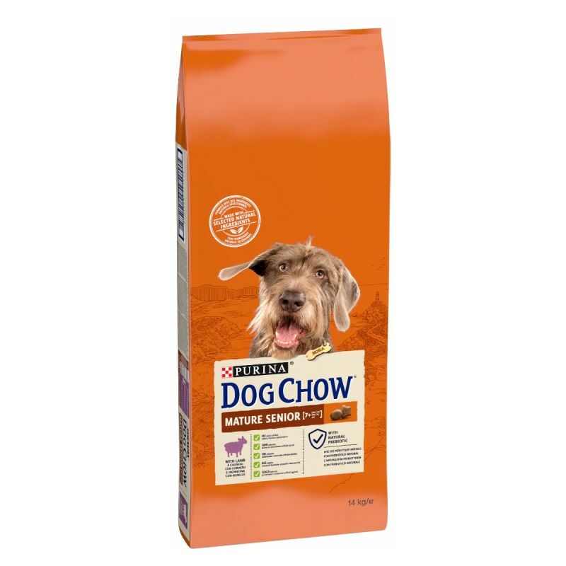 foto del prodotto purina dog chow mature senior 14 kg agnello
