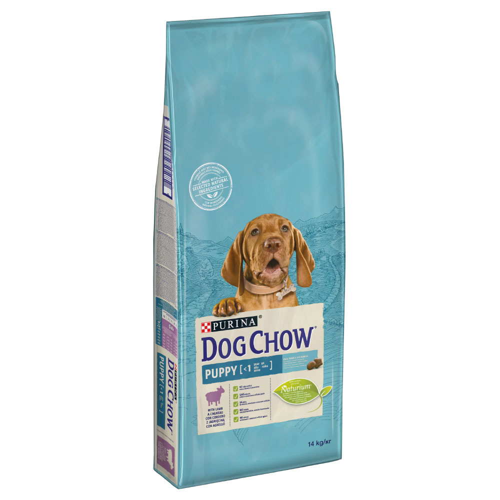 foto del prodotto purina dog chow puppy agnello crocchette per cane 14 kg