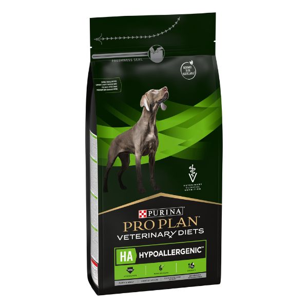 foto del prodotto purina dog pro plan veterinary diets ha hypoallergenic - 1,3 kg - dieta veterinaria per cani - spedizione gratis da 39€