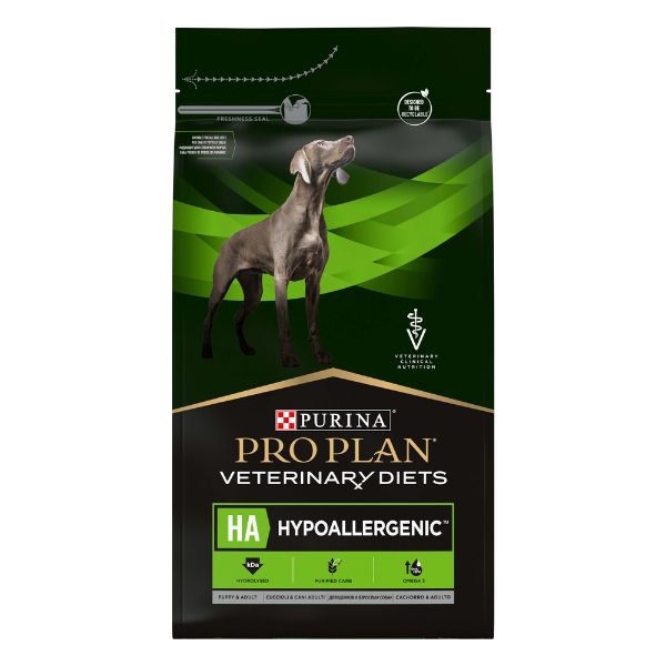 foto del prodotto purina dog pro plan veterinary diets ha hypoallergenic 3 kg dieta veterinaria per cani 1 ordine scegli lo sconto bzr5 bzr20 200 punti fedelt 