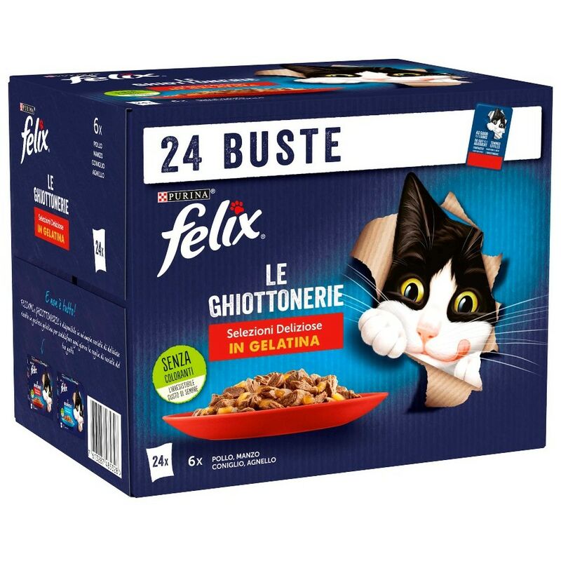 foto del prodotto purina felix le ghiottonerie 24x85 gr