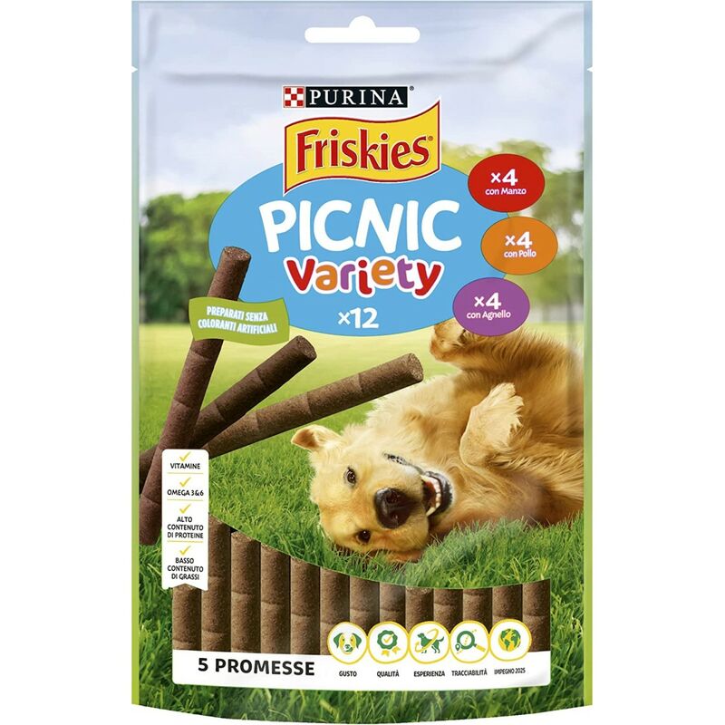 foto del prodotto purina friskies picnic snack cani variet , 100g