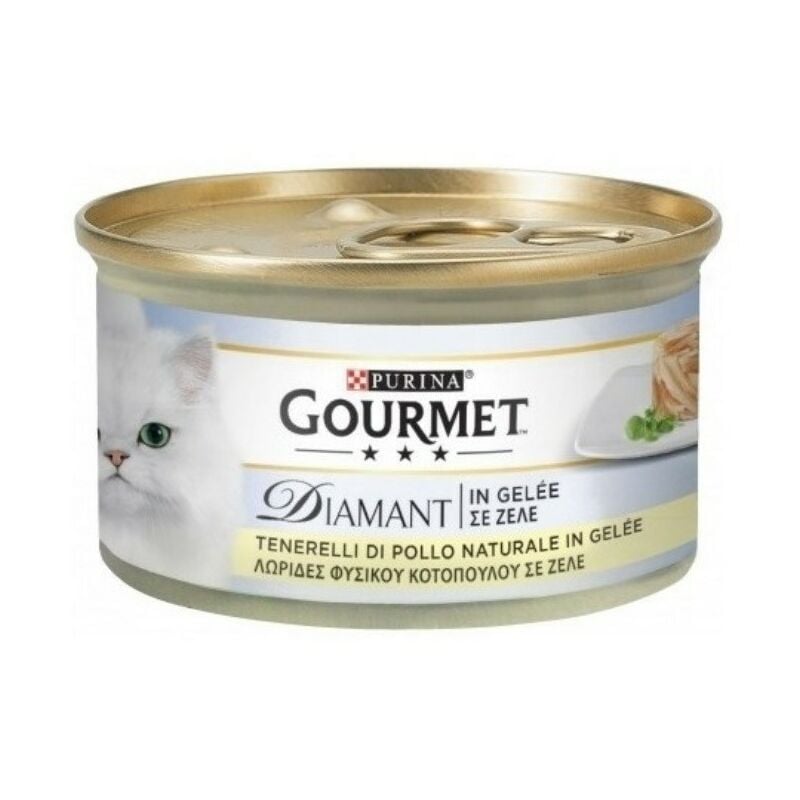 foto del prodotto purina gourmet diamant con pollo in gel e 85 grammi