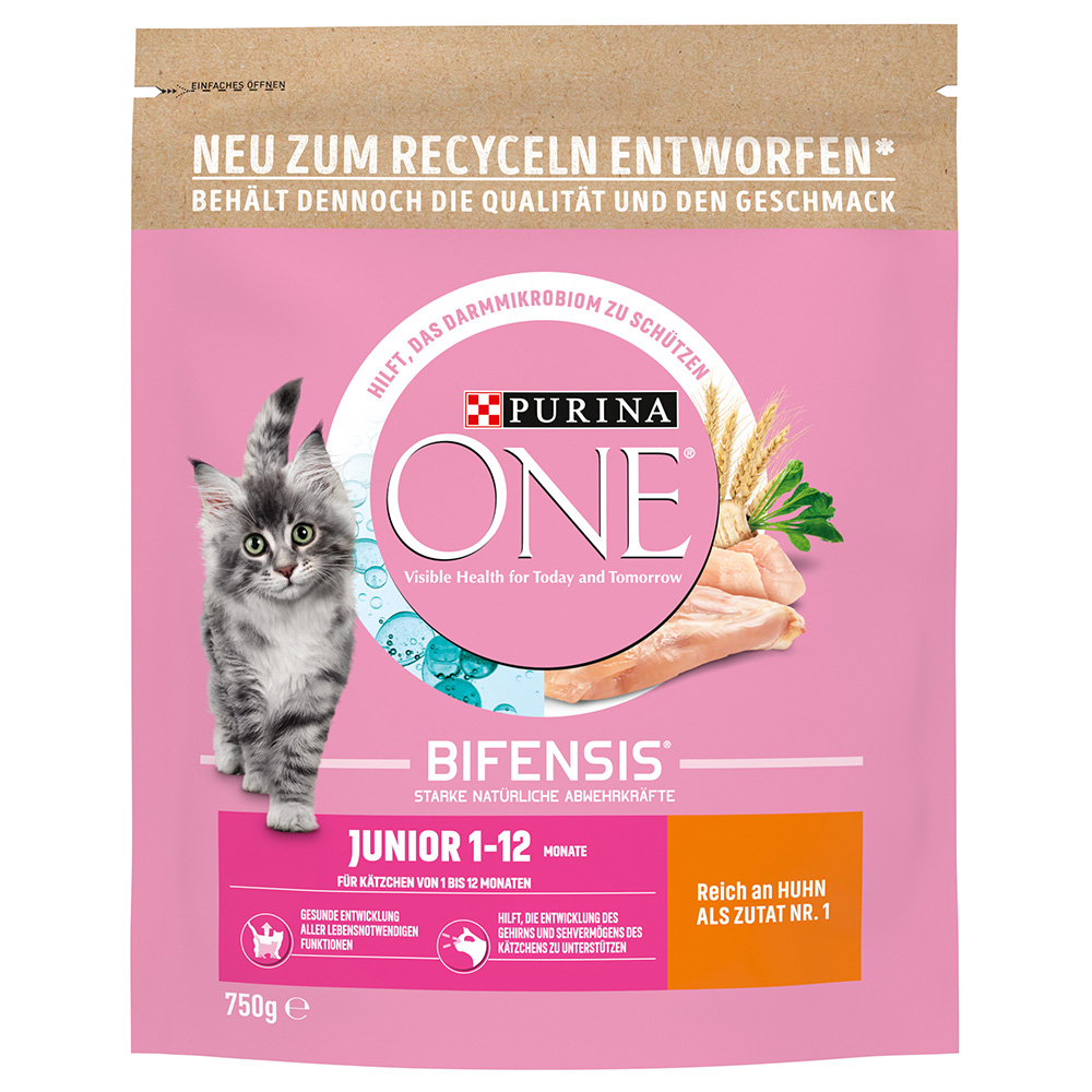 foto del prodotto purina one junior crocchette per gatti 750 g