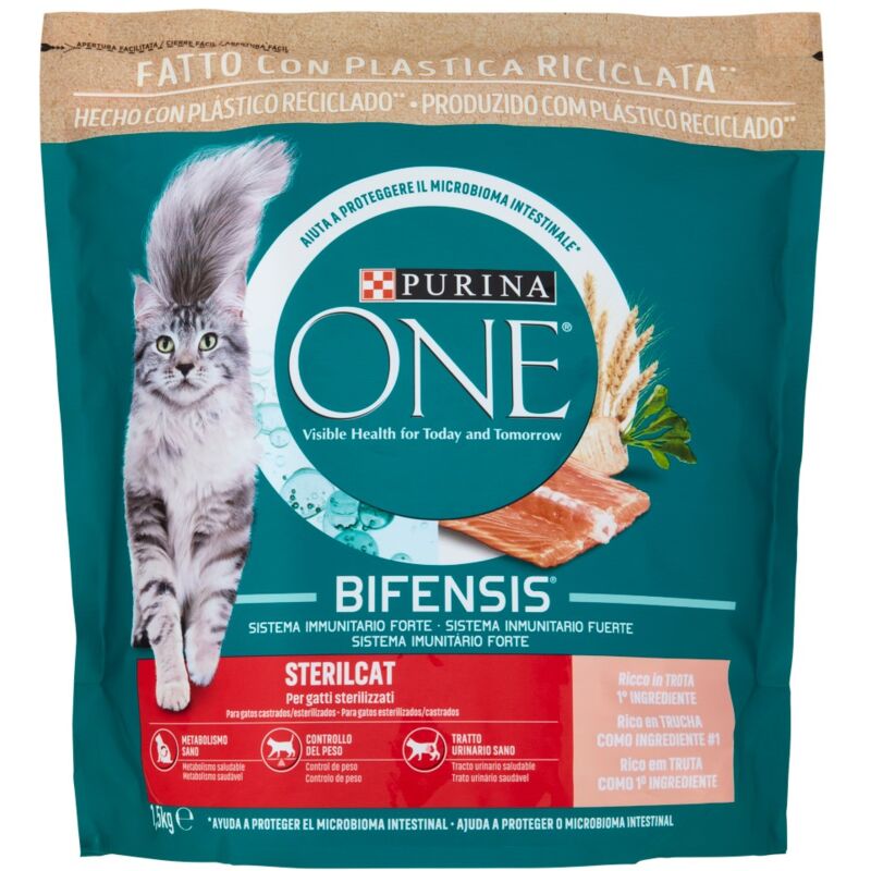 foto del prodotto purina one sterilcat 1.5kg trota per gatti