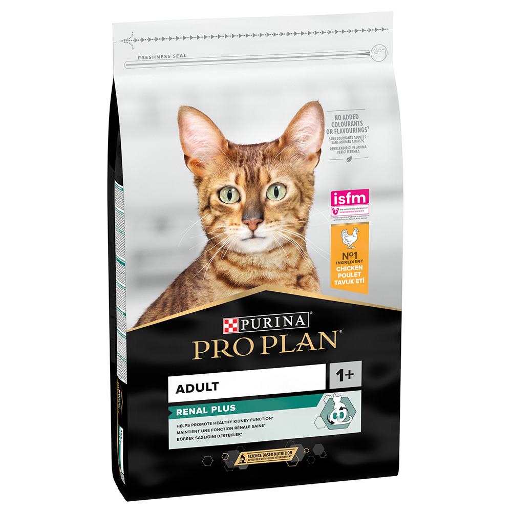 foto del prodotto purina pro plan adult renal plus ricco in pollo crocchette per gatti 10 kg