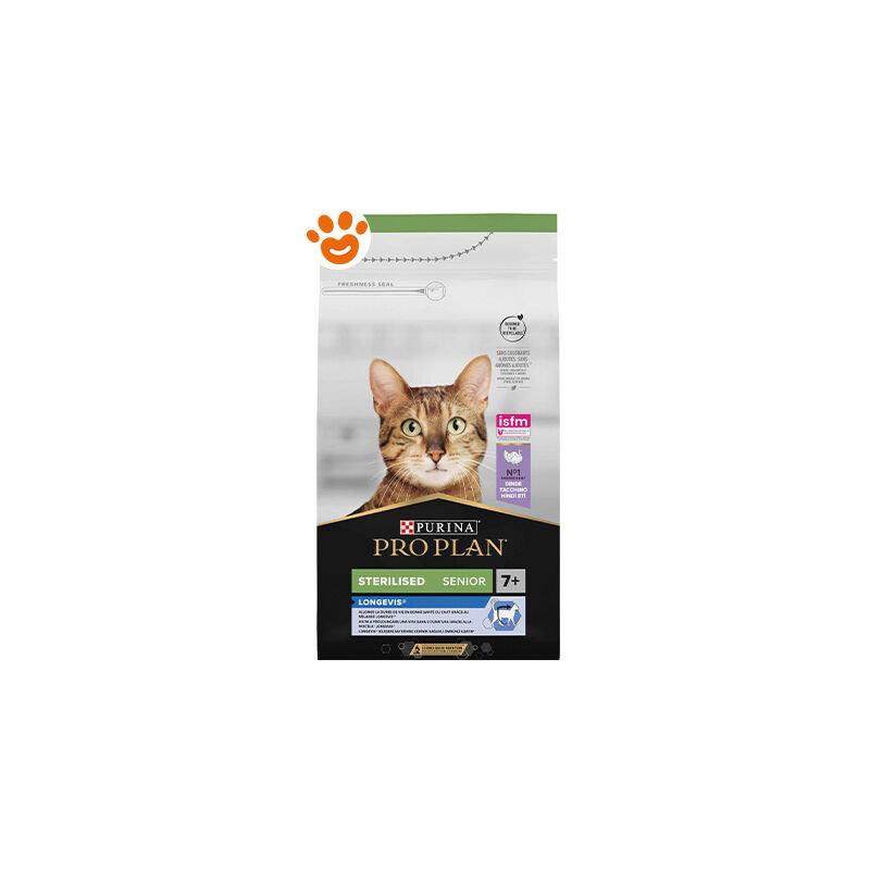 foto del prodotto purina pro plan cat sterilised senior 7 longevis tacchino pro plan cat sterilised senior 7 longevis tacchino sacco da 1,5 kg