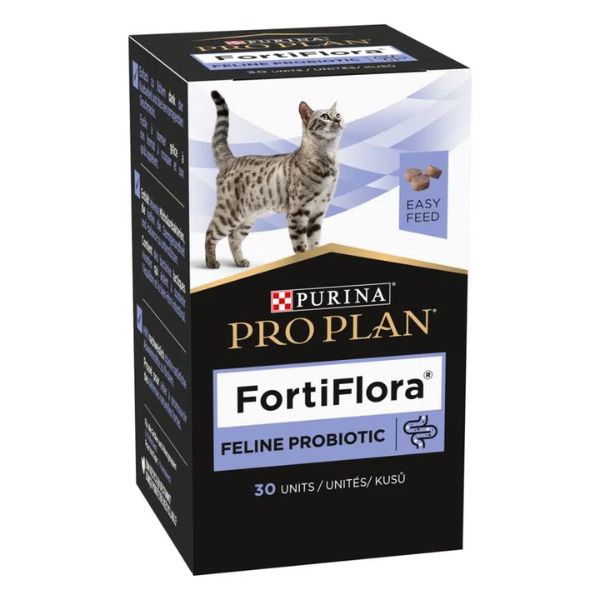 foto del prodotto purina pro plan fortiflora feline probiotic chews - 0,5 gr x 30 - 1 ordine scegli tra bzr5 / bzr20 + 200 pt fedeltà- integratori per gatti