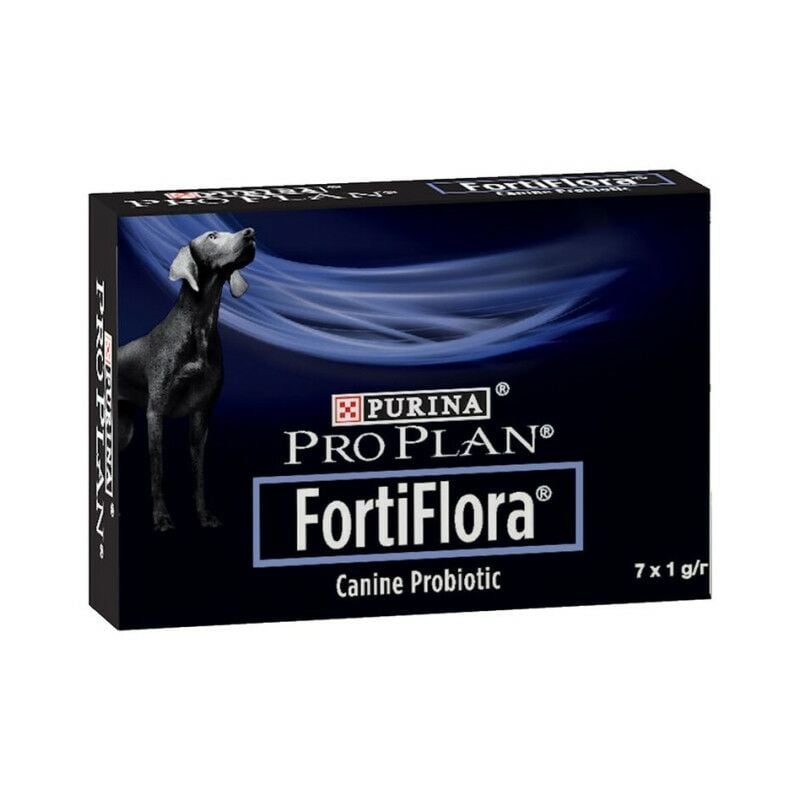 foto del prodotto purina pro plan fortiflora integratore probiotico per cane 7 x 1 gr